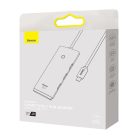 Baseus Lite Series Hub 4w1 USB-C - 4x USB 3.0 1m czarny (WKQX030401)