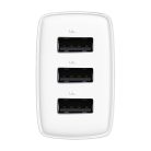 Baseus CCXJ020102 17W 3xUSB bijeli brzi punjač