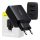 Baseus CCXJ020101 3xUSB 17W EU black compact charger