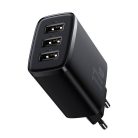 Baseus CCXJ020101 3xUSB 17W EU crni kompakt punjač