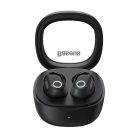 Baseus Bowie WM02 True Wireless Bluetooth czarne słuchawki douszne