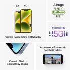 Apple pametni telefon pametni telefon iPhone 14 6/128GB, Midnight black