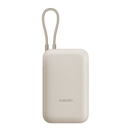 Xiaomi BHR9072GL 10000mAh (zintegrowany kabel) jasnobrązowy power bank