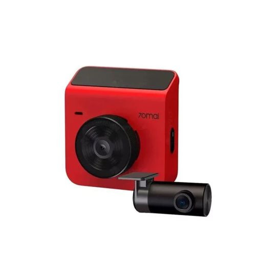 Xiaomi 70mai Dash Camera A400 + Kamera tylna RC09 Zestaw Czerwony UE