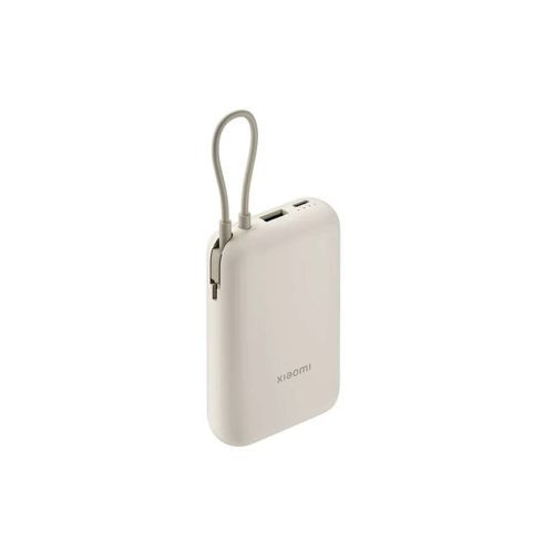 Xiaomi BHR9072GL 10000mAh (zintegrowany kabel) jasnobrązowy power bank