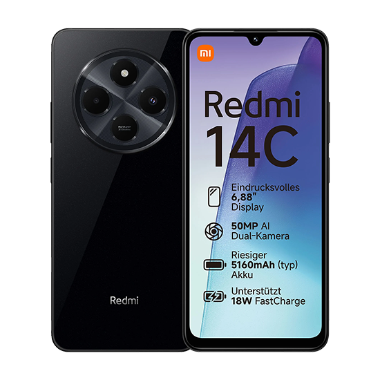 Xiaomi Redmi 14C 4G Dual Sim 4GB RAM 128GB - Negru