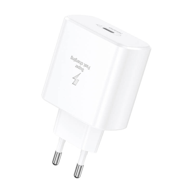 Foneng EU62 ładowarka sieciowa USB-C 45W + kabel USB-C (biały)