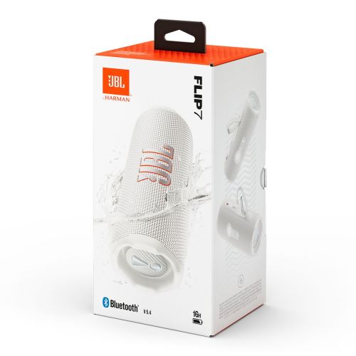 JBL Flip 7 difuzor Bluetooth alb (JBLFLIP7WHT)