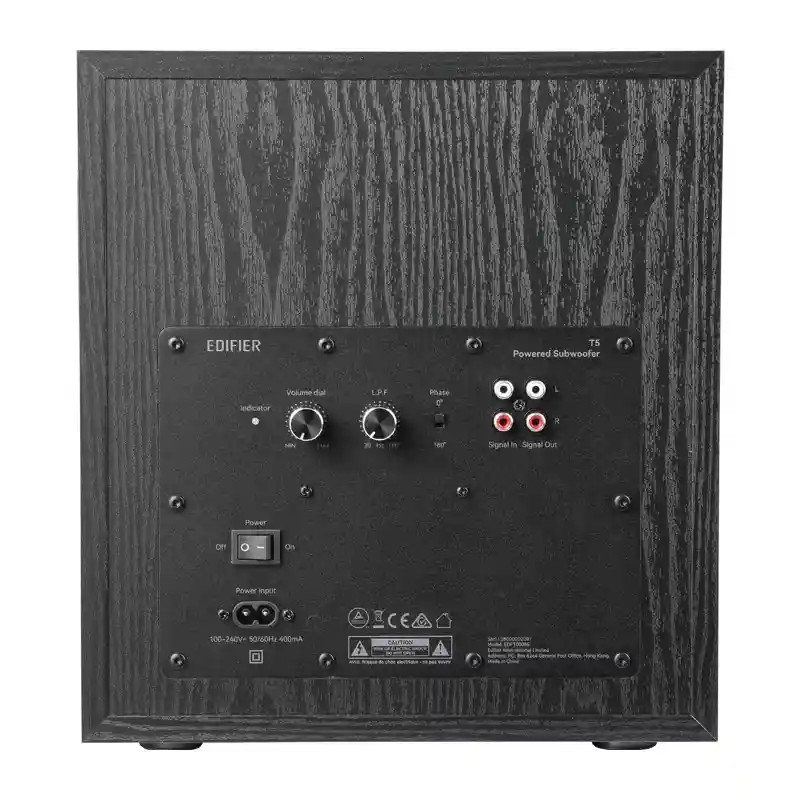 Edifier T5 czarny subwoofer