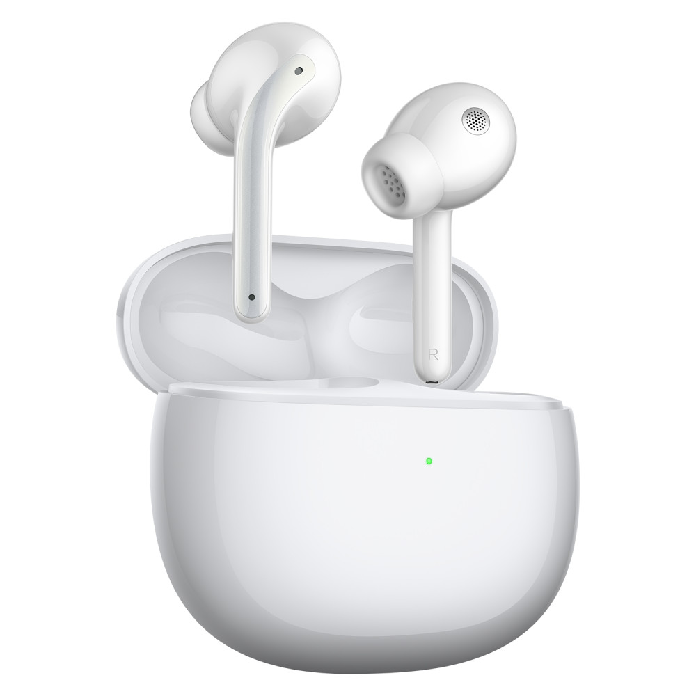 Xiaomi Buds 3 Active Noise Cancelling TWS Bluetooth Earbuds, Gloss White