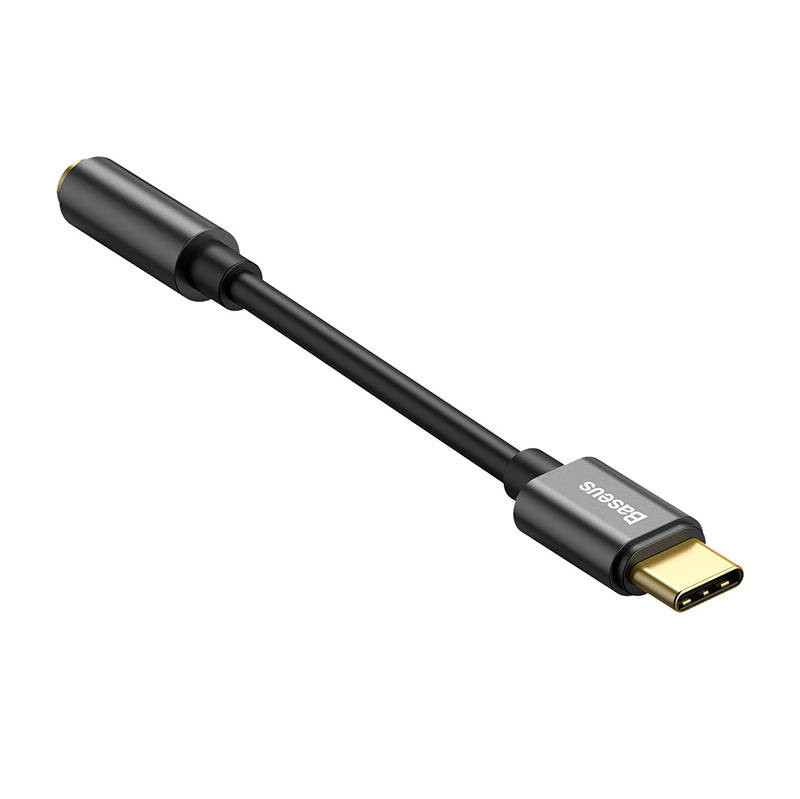 Baseus CATL54-01 USB-C to 3.5 mm Jack Black Adapter