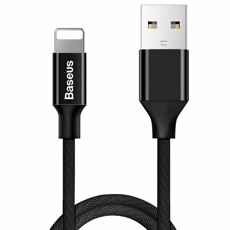 Baseus Yiven USB-A - Lightning Cable 1.2m Black (CALYW-01)