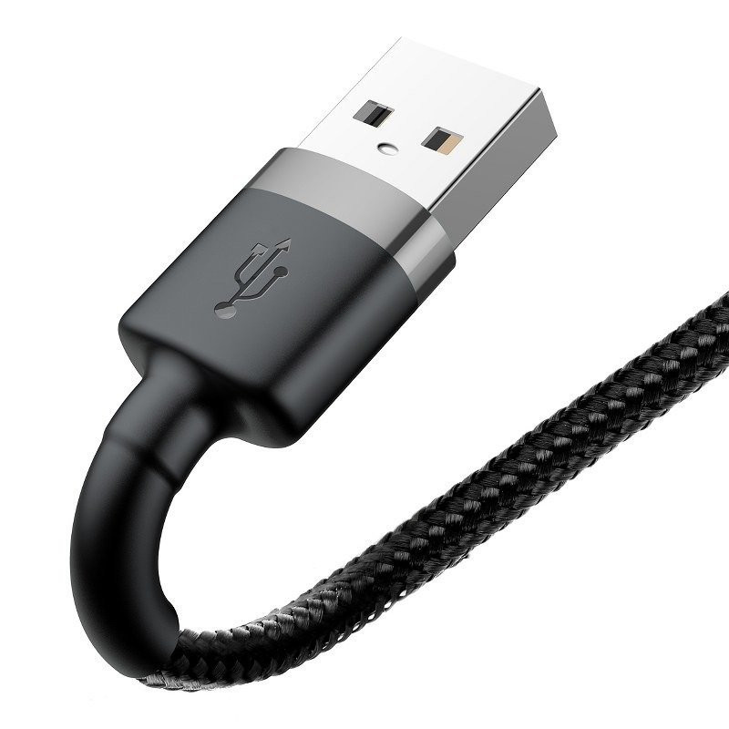 Baseus cafule USB lightning 2.4A 1M CALKLF-BG1 gray-black cable