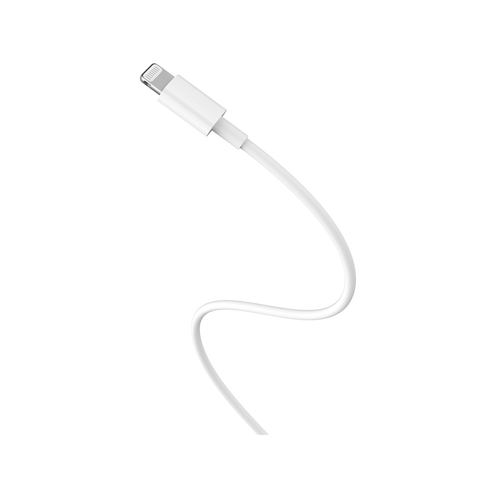 We Type-C - Lightning cable 1m, white.