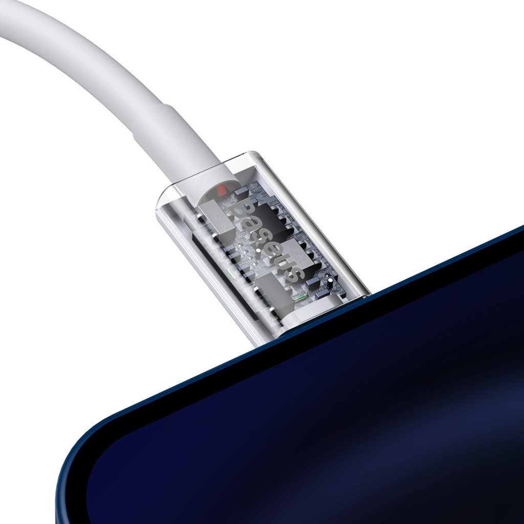 Baseus Superior USB-C - Lightning Charging Cable 20W PD 1 m White (CATLYS-A02)