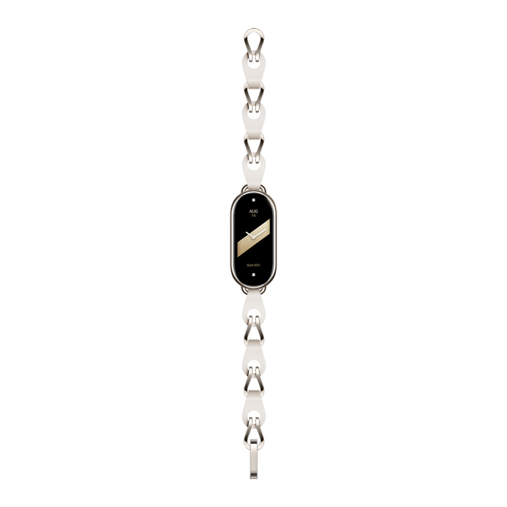 Xiaomi Smart Band 8 Chain Strap (BHR7313GL) - bransoleta łańcuszkowa, Biała