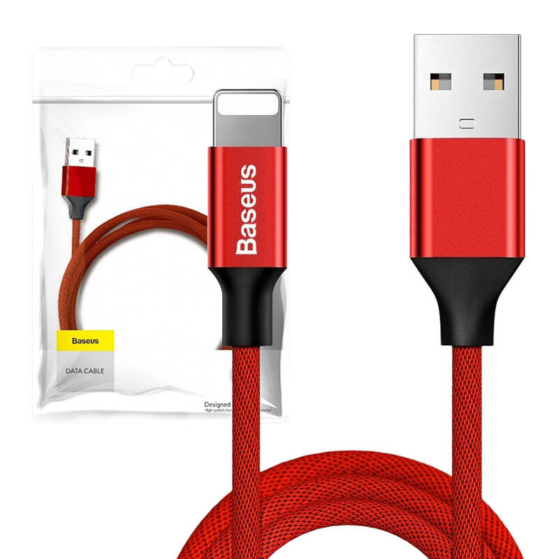 Baseus Yiven USB-A - Lightning Cable 1.8m Red (CALYW-A09)