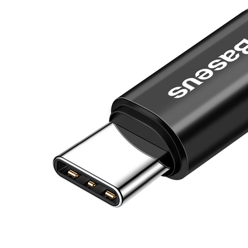 Baseus CATSR-01 Spring 1m Spring Type-C Black Charging Cable