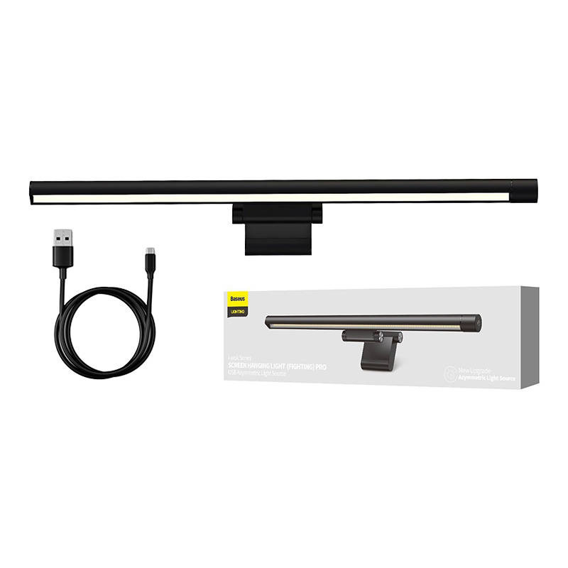Baseus DGIWK-P01 I-Wok Pro čierna monitorová lampa