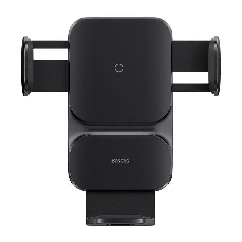Baseus Wisdom Car Gravity Cockpit Holder with Qi Inductive Charger Black (CGZX000001)