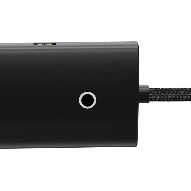 Baseus Lite Series Hub 4w1 USB-C - 4x USB 3.0 1m czarny (WKQX030401)